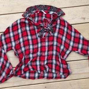 Zara festival Beaded Button Down top